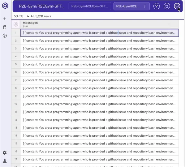 Load the dataset into Hyperparam